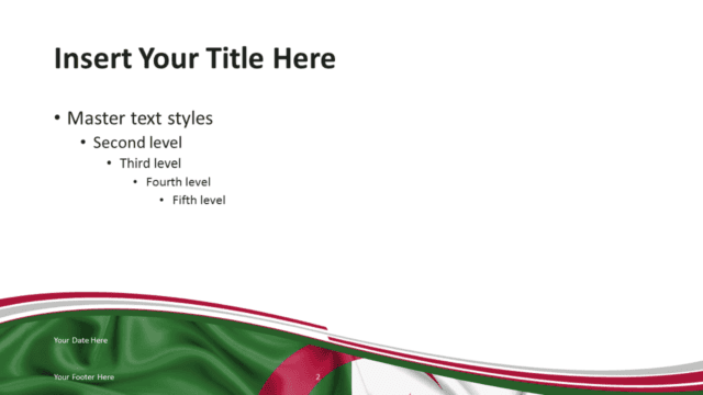 Algeria PowerPoint Template - Content Algeria PowerPoint Template - Content Slide