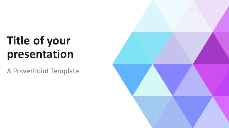 Free Abstract pastel PowerPoint Template - Widescreen