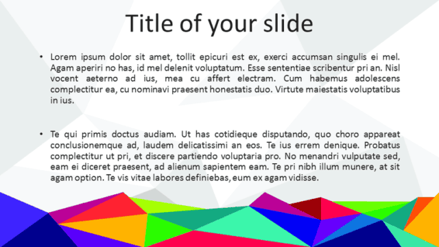 PowerPoint template with colors of the 80s - Widescreen - Slide 2 Free PowerPoint template with colors of the 80s - Widescreen - Slide 2