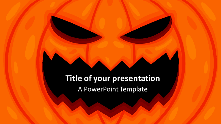 Free Halloween PowerPoint template