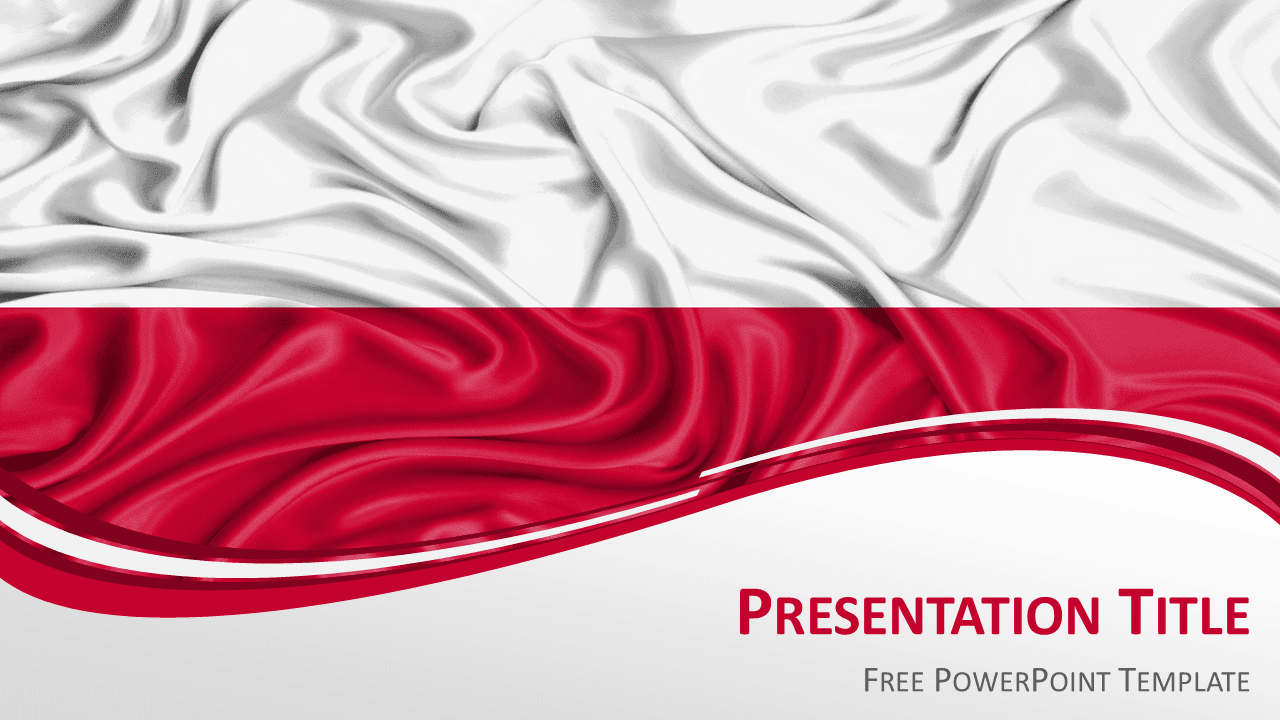 Poland Flag PowerPoint Template