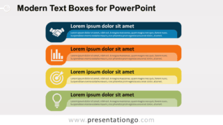 Modern Text Boxes or Banners for PowerPoint Modern Text Boxes or Banners for PowerPoint