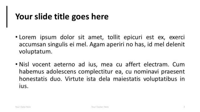 Simple PowerPoint Template with Full Picture Background - Title and Content Slide Simple PowerPoint Template with Full Picture Background - Title and Content Slide