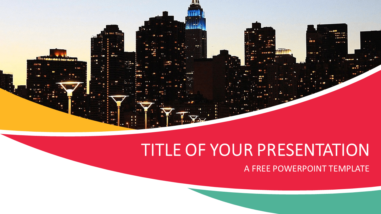 City Free PowerPoint Template