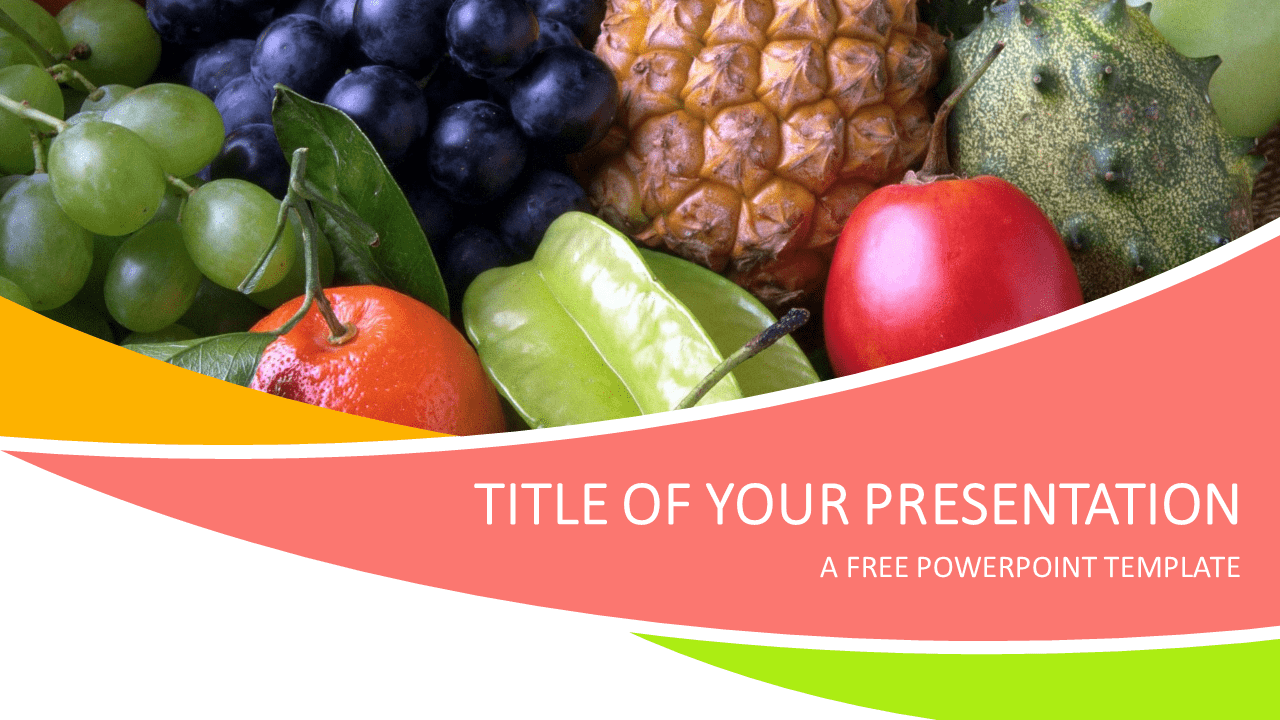 Fruits Free PowerPoint Template
