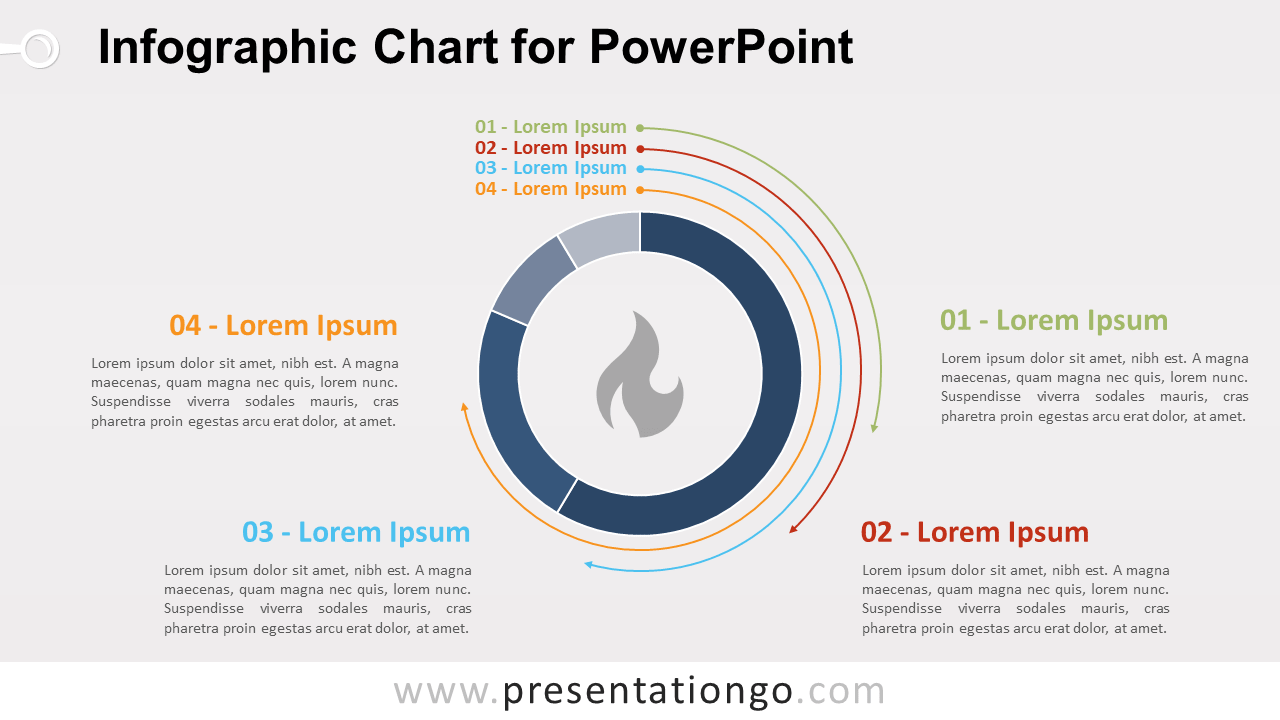 Free Infographic Chart Template for PowerPoint