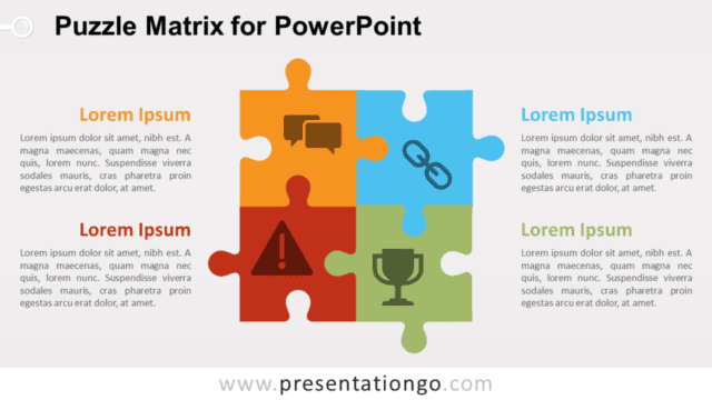 Puzzle Matrix for PowerPoint Free Puzzle Matrix for PowerPoint