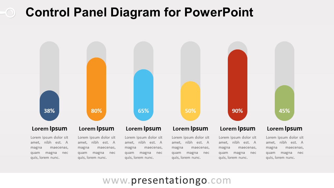 Free Control Panel Infographic for PowerPoint