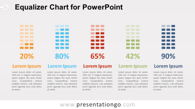 Free Equalizer Chart Diagram for PowerPoint