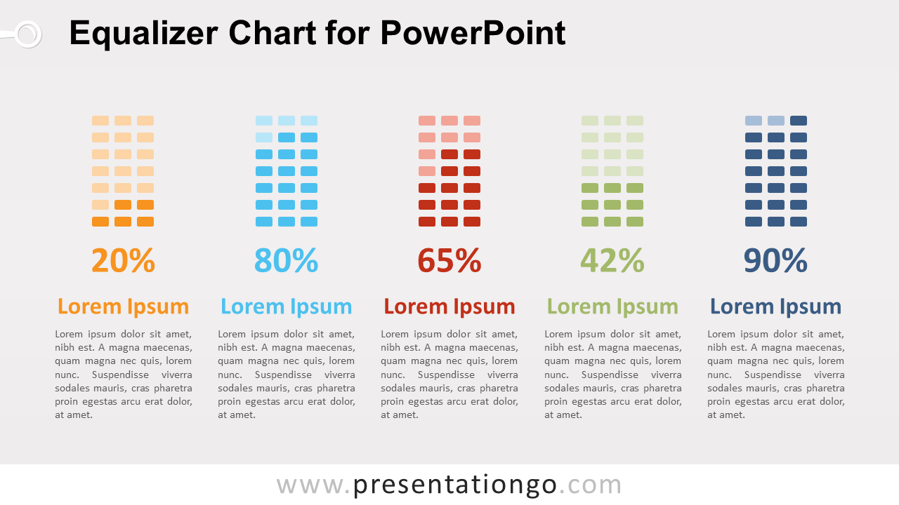 Free Equalizer Chart Diagram for PowerPoint