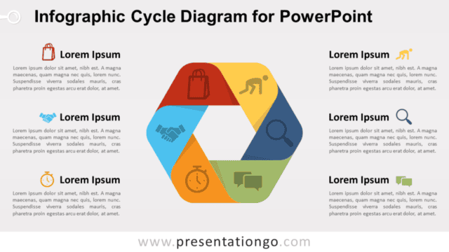 Infographic Cycle for PowerPoint Free Infographic Cycle for PowerPoint