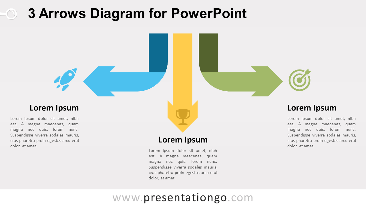 Free Arrows Diagram for PowerPoint