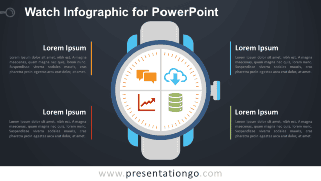 Watch Matrix for PowerPoint - Dark Background
