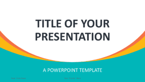 Free Abstract Business PowerPoint Template - Cover