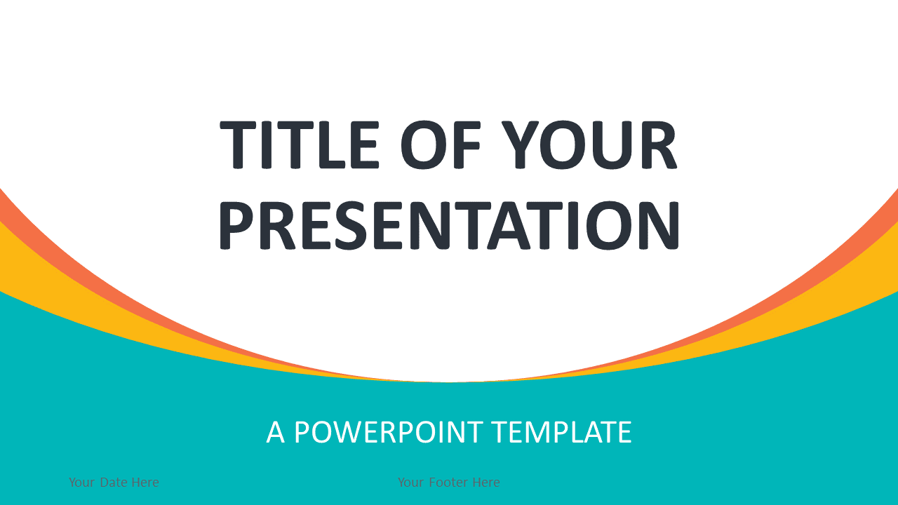 Free Abstract Business PowerPoint Template - Cover