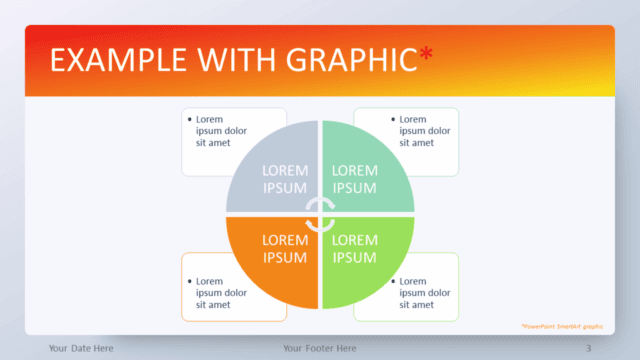 Orange Gradient PowerPoint Template - SmartArt Graphic Free Orange Gradient PowerPoint Template - SmartArt Graphic