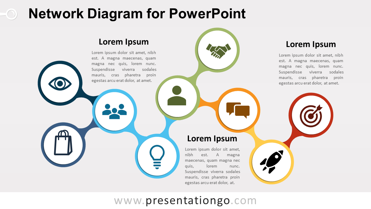 Free Network PowerPoint Diagram