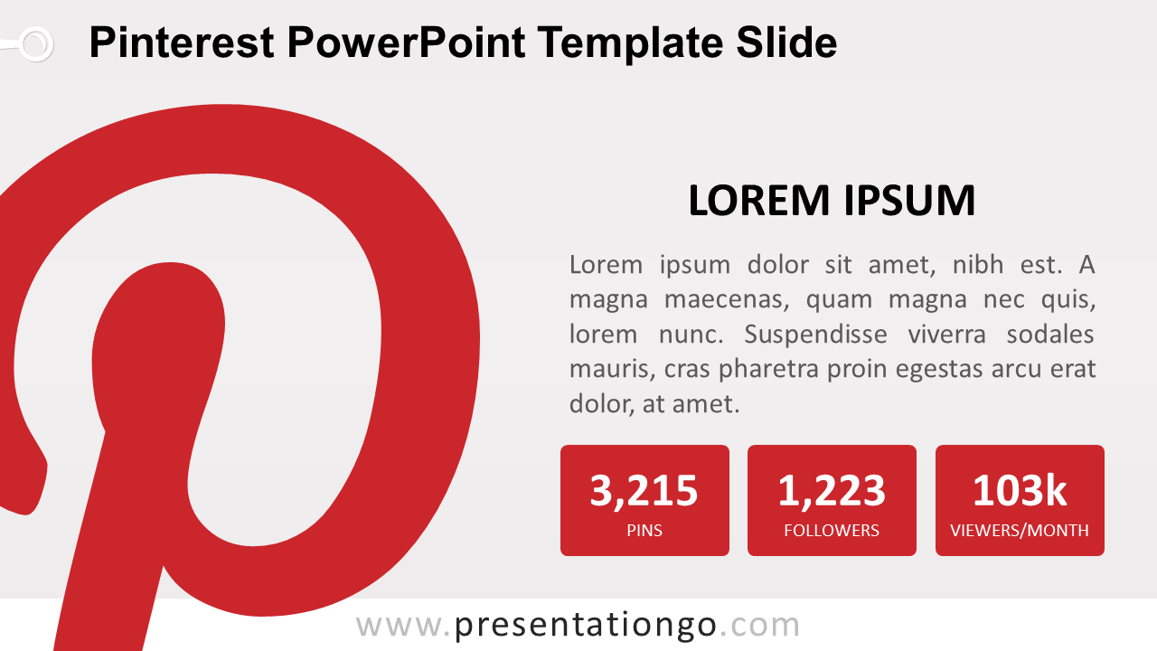 Free Pinterest PowerPoint Slide