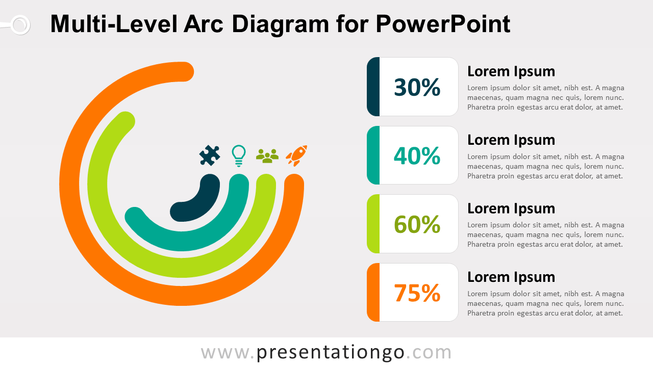 Free Multi-Level Arcs for PowerPoint