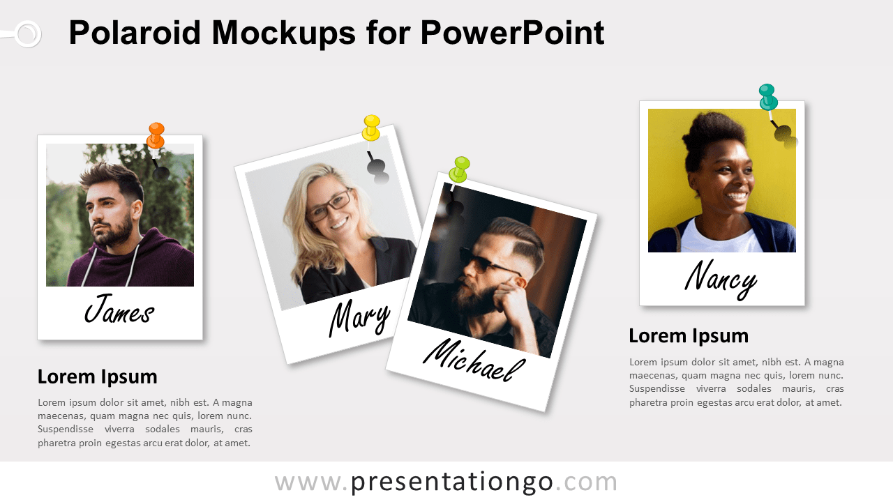Free Polaroid Frames for PowerPoint