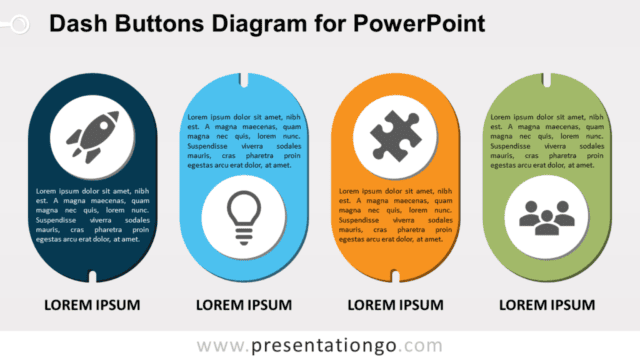 Dash Buttons for PowerPoint Free Dash Buttons for PowerPoint