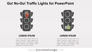 Free Go, No-Go Traffic Lights Comparison for PowerPoint