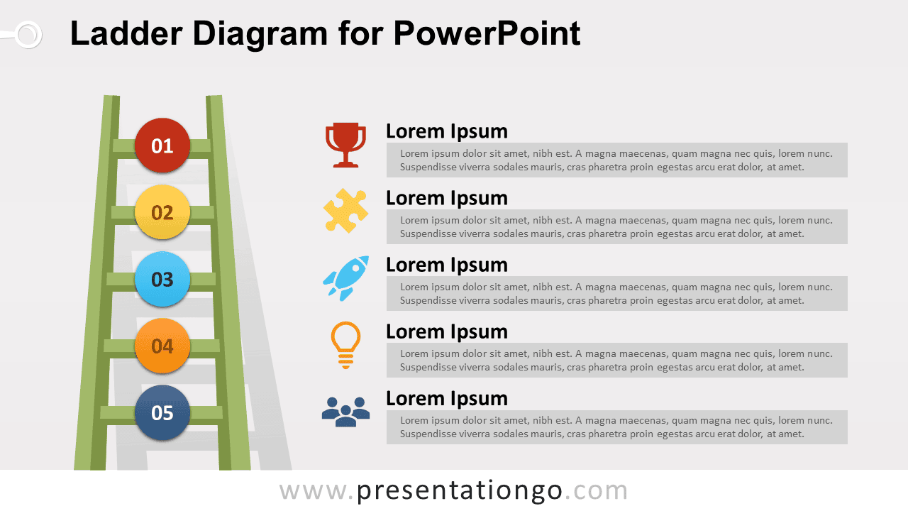 Free Ladder for PowerPoint