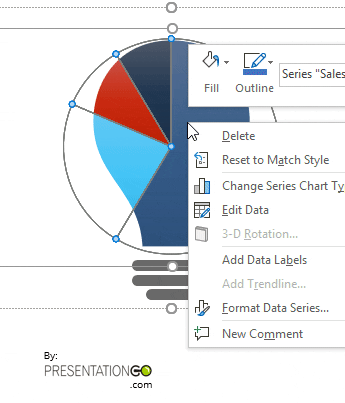 Light Bulb Chart for PowerPoint - Usage Instructions