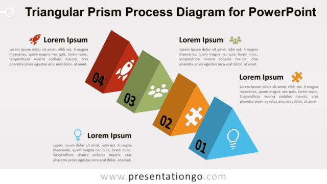 Triangular Prism Process for PowerPoint Triangular Prism Process for PowerPoint