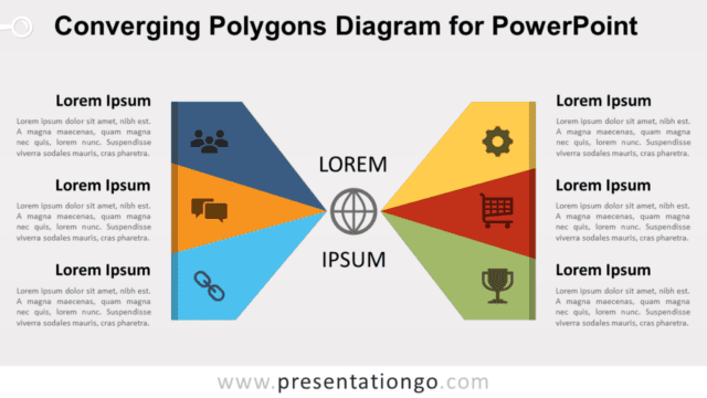 Converging Polygons for PowerPoint Free Converging Polygons for PowerPoint