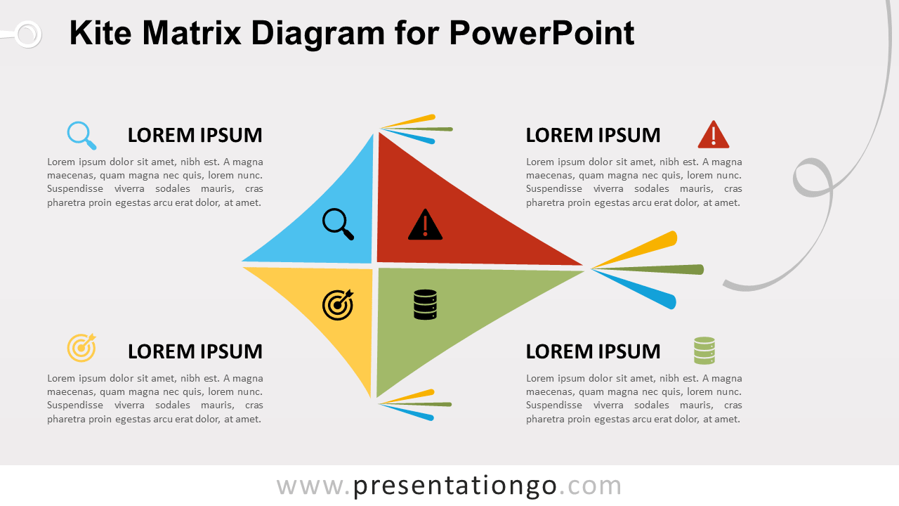 Free Kite Matrix for PowerPoint