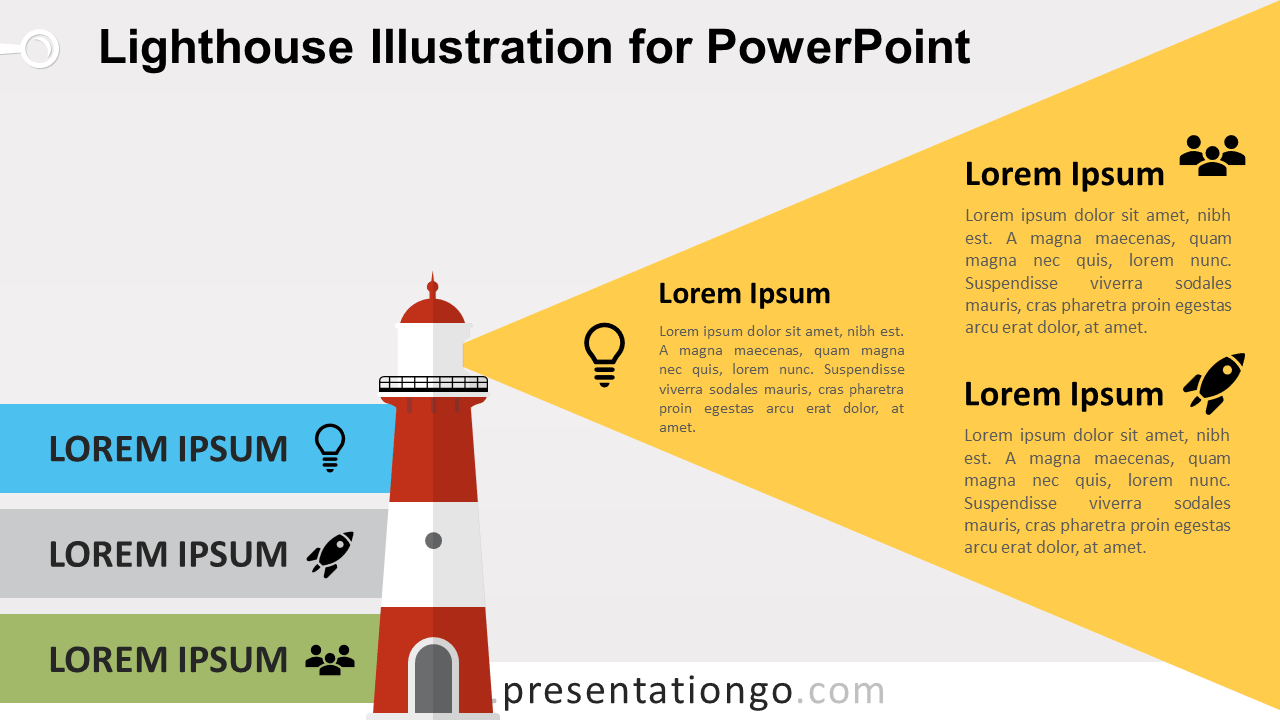 Free Lighthouse for PowerPoint