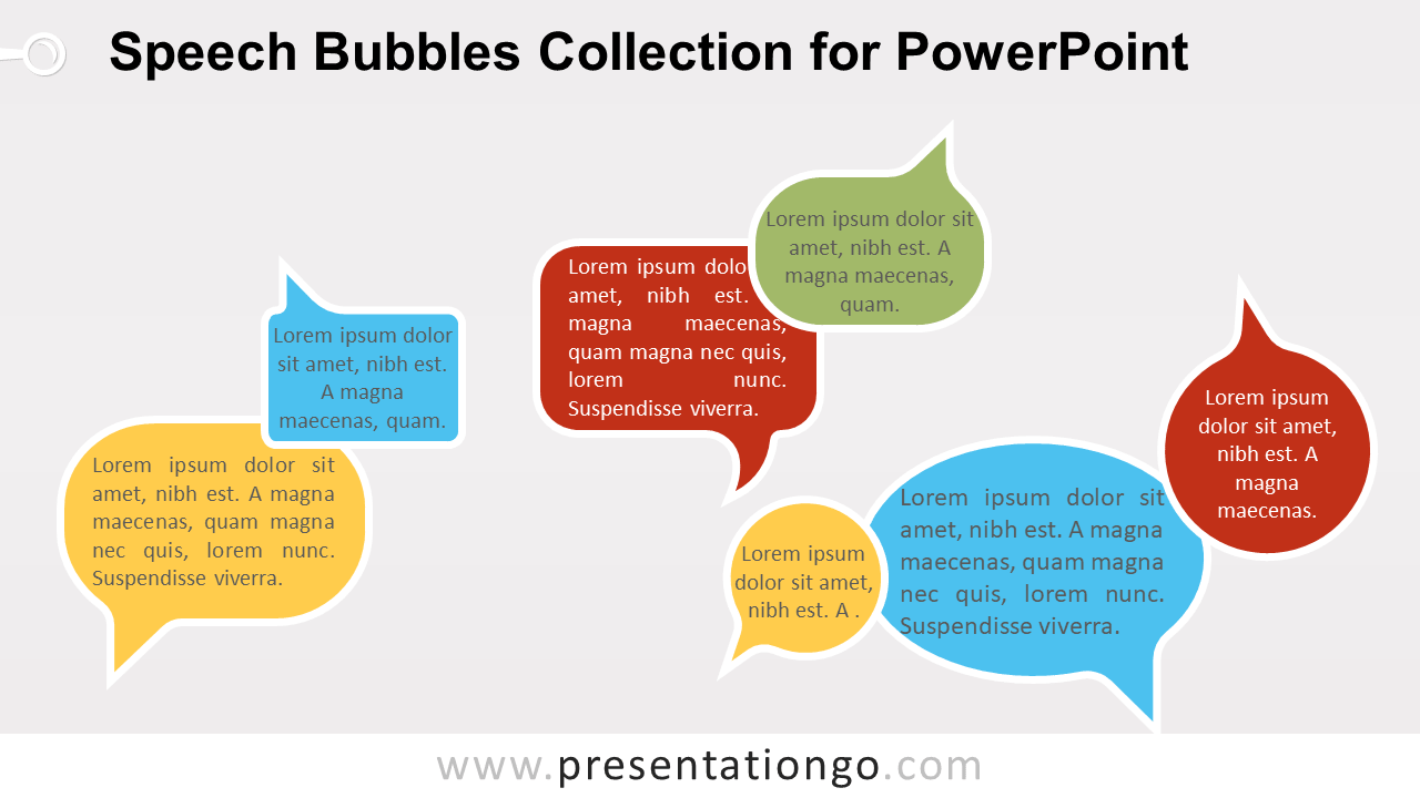Free Speech Bubbles for PowerPoint