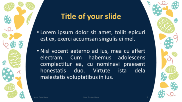 Easter PowerPoint Template (Title and Content) - Style 1 Free Easter PowerPoint Template (Title and Content) - Style 1