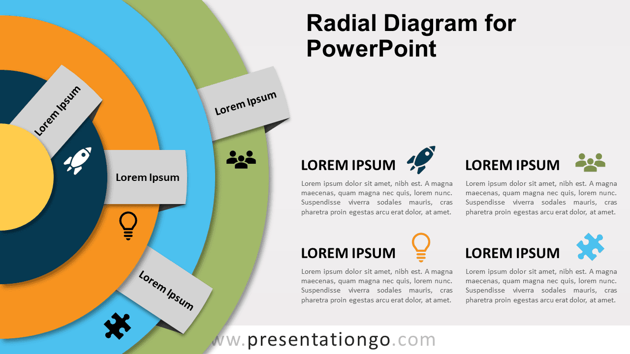 Free Radial Diagram for PowerPoint