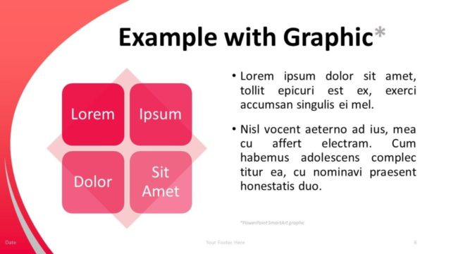 Teacher PowerPoint Template - Two Content