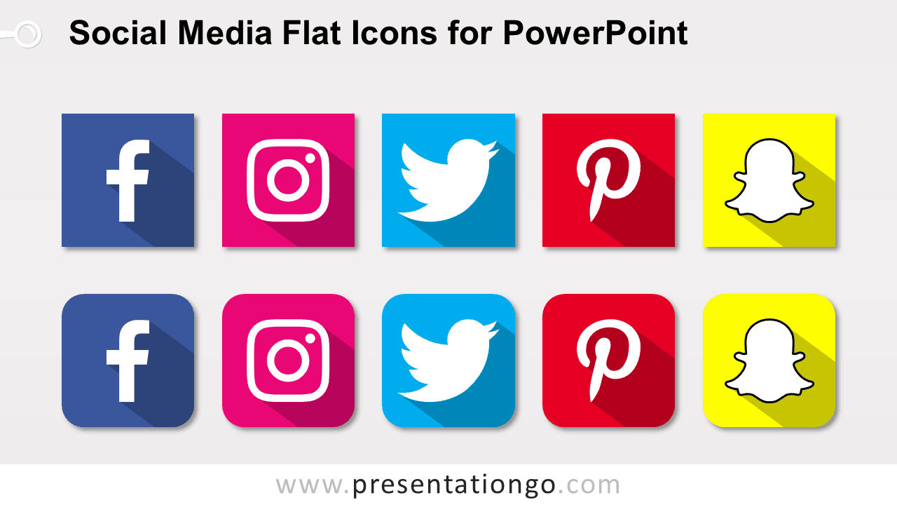 Free Social Media Icons for PowerPoint
