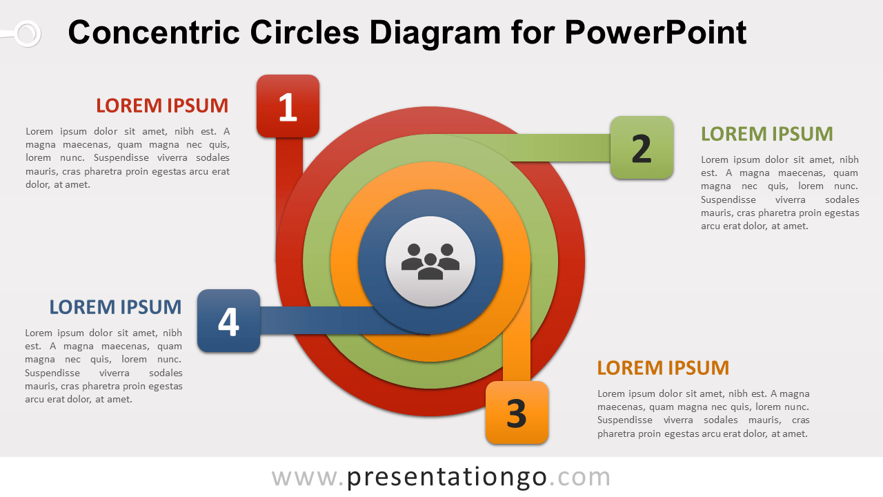 Free Concentric Circles for PowerPoint