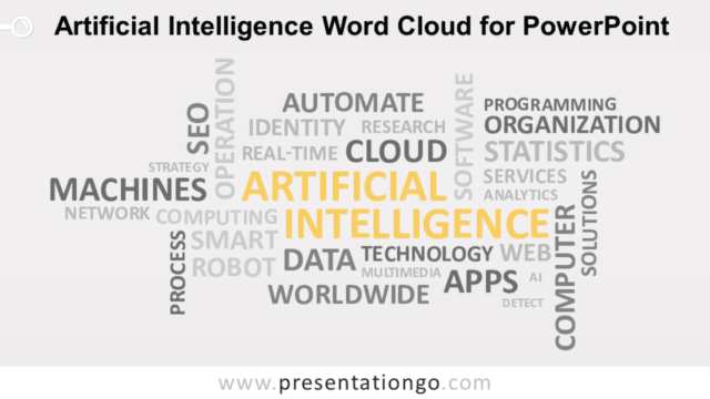 Artificial Intelligence (AI) Word Cloud for PowerPoint Free Artificial Intelligence (AI) Word Cloud for PowerPoint