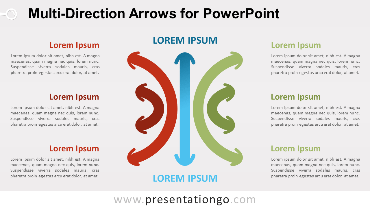 Multi-Direction Arrows for PowerPoint
