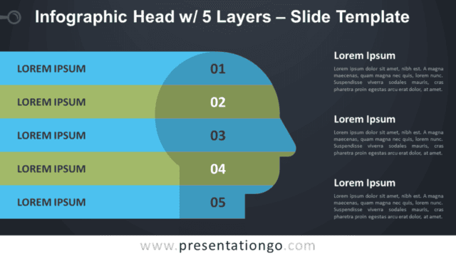 Head with 5 Layers for PowerPoint and Google Slides Free Head with 5 Layers for PowerPoint and Google Slides