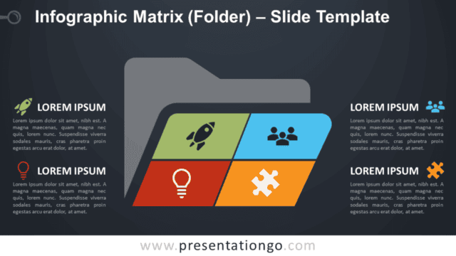 Infographic Matrix Folder for PowerPoint and Google Slides Free Infographic Matrix Folder for PowerPoint and Google Slides