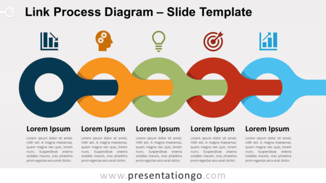 Link Process Diagram for PowerPoint and Google Slides Free Link Process Diagram for PowerPoint and Google Slides
