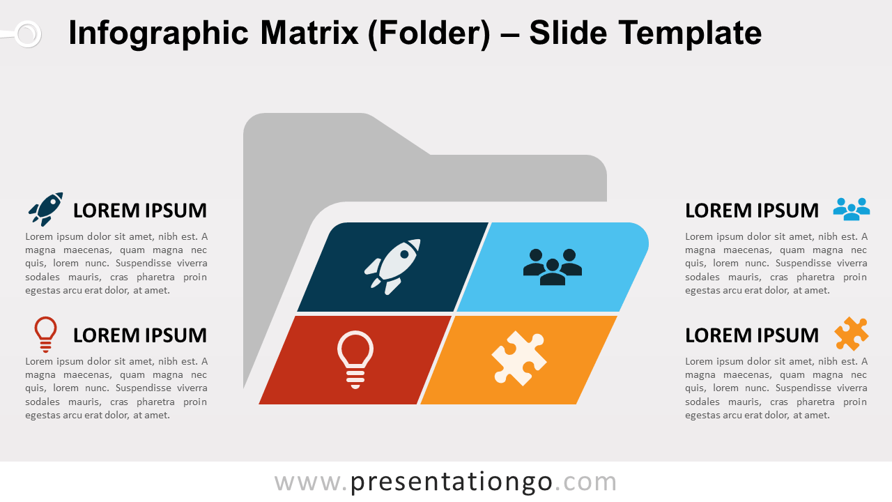 Free Matrix Folder for PowerPoint and Google Slides