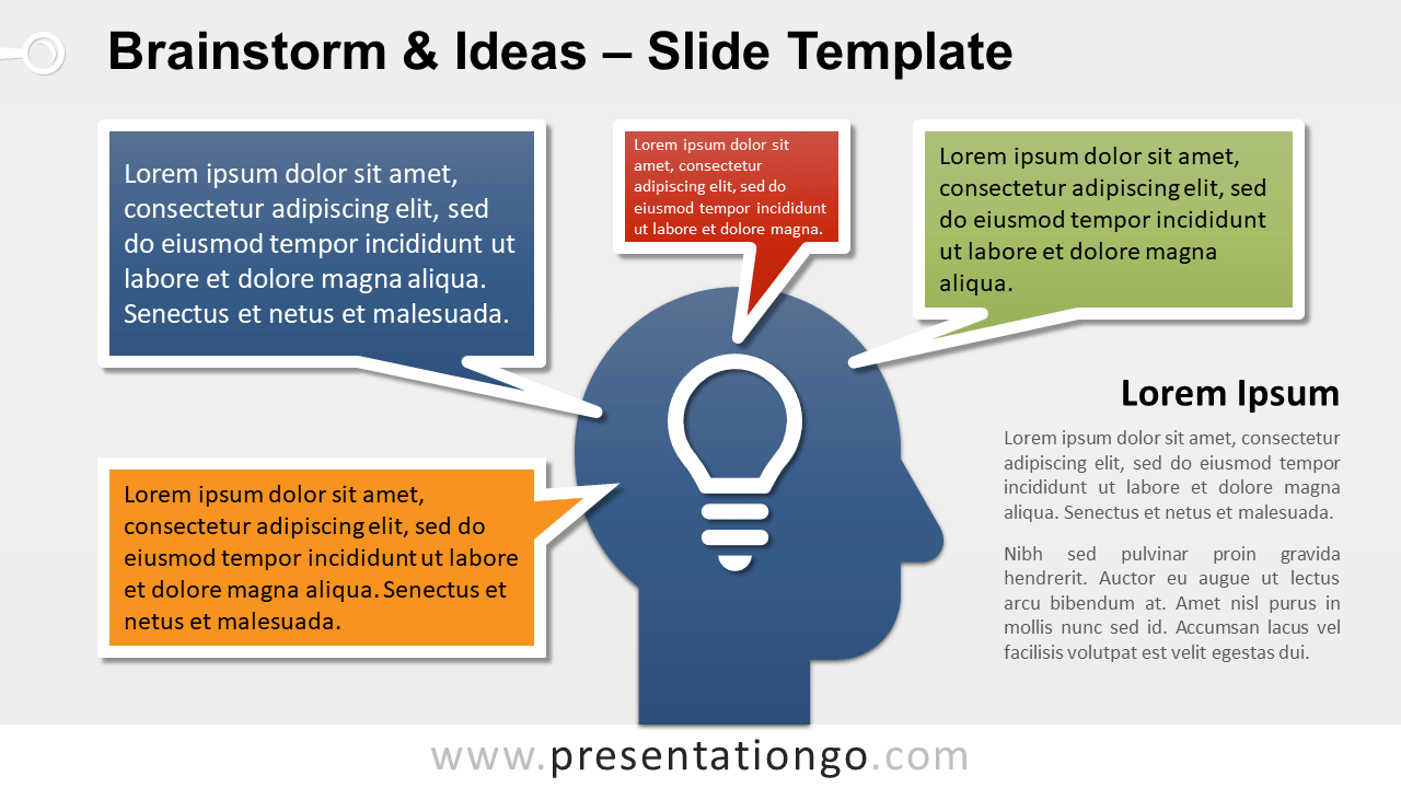 Free Brainstorm and Ideas for PowerPoint and Google Slides