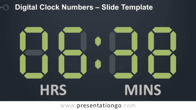 Digital Clock Numbers for PowerPoint Free Digital Clock Numbers for PowerPoint