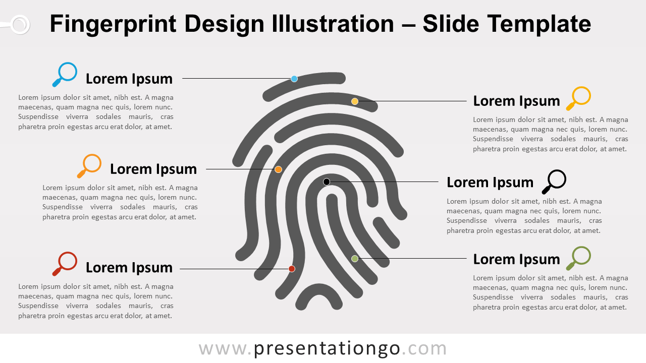 Free Fingerprint Template for PowerPoint and Google Slides