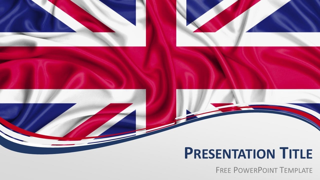 Free UK Flag PowerPoint and Google Slides Template