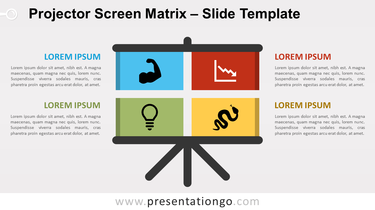 Free Projector Screen Matrix for PowerPoint and Google Slides