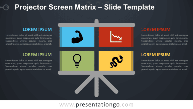 Projector Screen Matrix Template for PowerPoint and Google Slides Free Projector Screen Matrix Template for PowerPoint and Google Slides